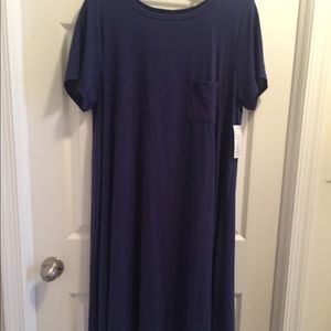 Dark blue Lularoe Carly XL BNWT